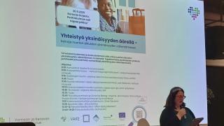 Pia Lohikoski avasi tilaisuuden