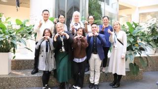 Kansainvälisesti rekrytoitujen työntekijöiden valmistujaistilaisuus