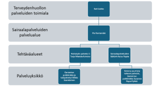 Johtamisvastuut kaaviokuva